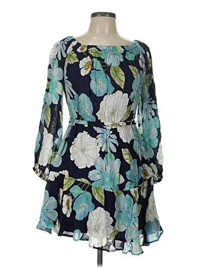 Ann Taylor Loft Casual Dress In Blue