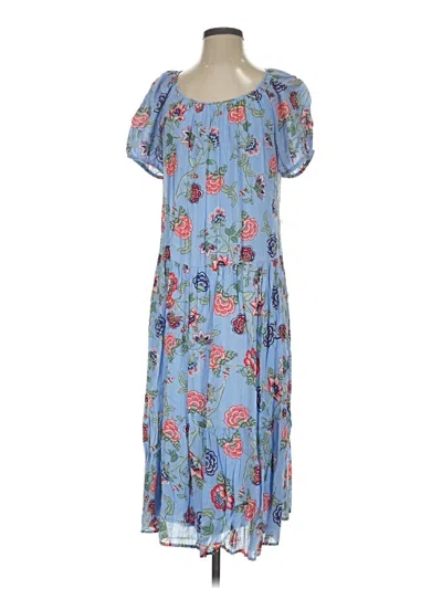 Ann Taylor Loft Casual Dress In Blue