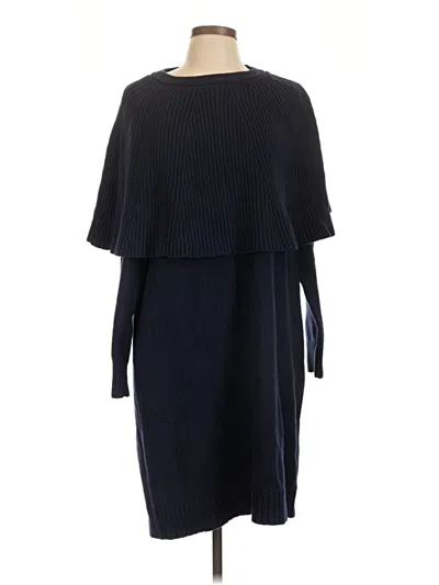 Ann Taylor Loft Casual Dress In Blue