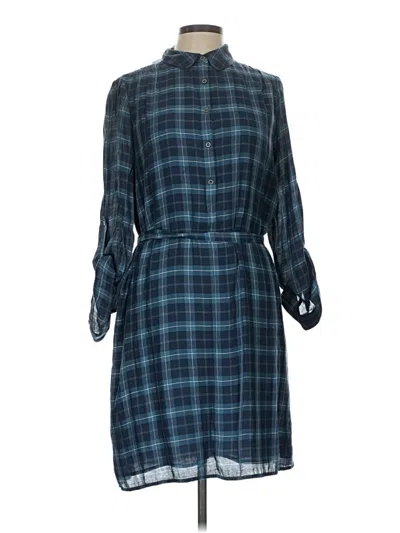 Ann Taylor Loft Casual Dress In Blue