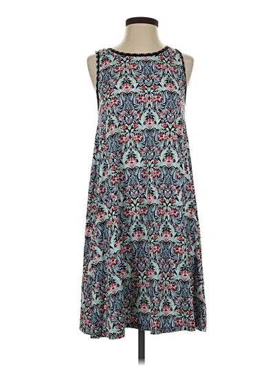 Ann Taylor Loft Casual Dress In Blue