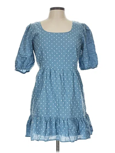 Ann Taylor Loft Casual Dress In Blue