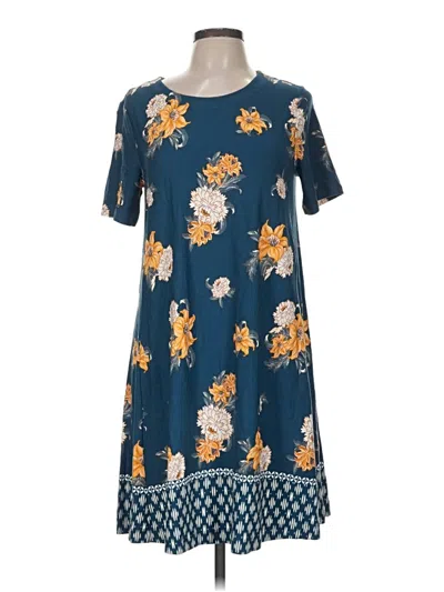 Ann Taylor Loft Casual Dress In Blue