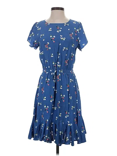 Ann Taylor Loft Casual Dress In Blue