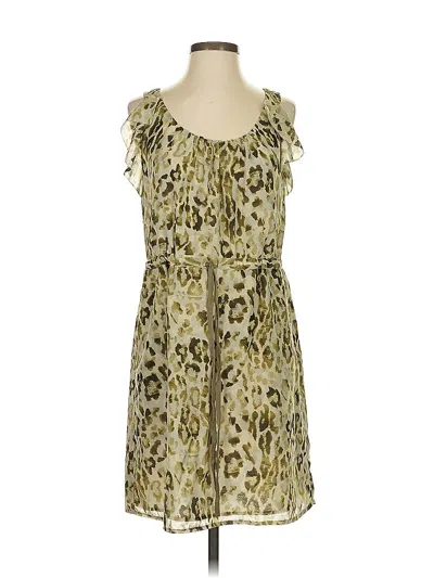 Pre-owned Ann Taylor Loft Casual Dress In Brown