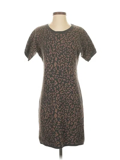 Pre-owned Ann Taylor Loft Casual Dress In Brown