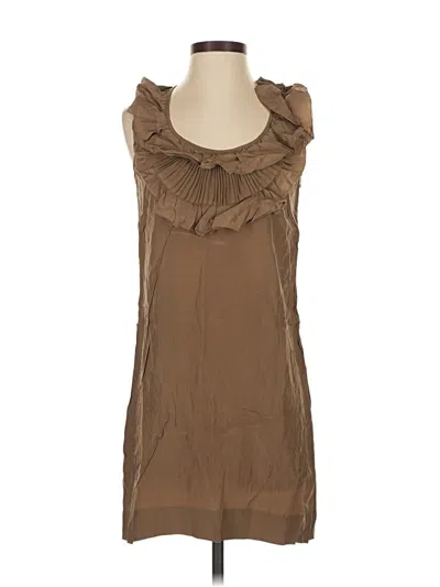 Pre-owned Ann Taylor Loft Casual Dress In Brown