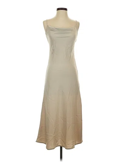 Pre-owned Ann Taylor Loft Casual Dress In Brown