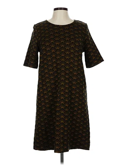 Pre-owned Ann Taylor Loft Casual Dress In Brown