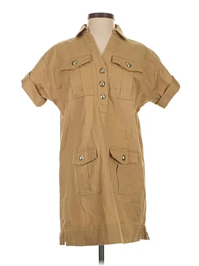 Ann Taylor Loft Casual Dress In Brown