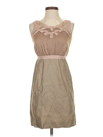 Pre-owned Ann Taylor Loft Casual Dress In Brown