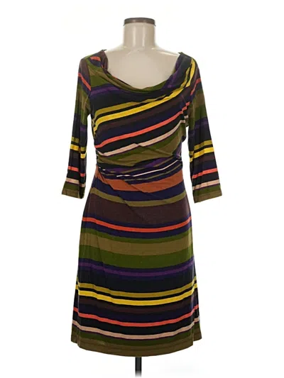 Pre-owned Ann Taylor Loft Casual Dress In Brown
