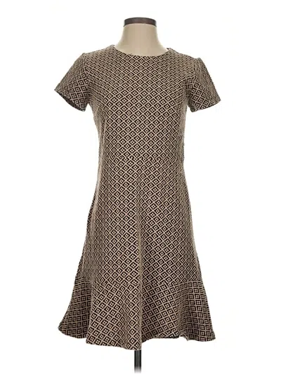 Pre-owned Ann Taylor Loft Casual Dress In Brown