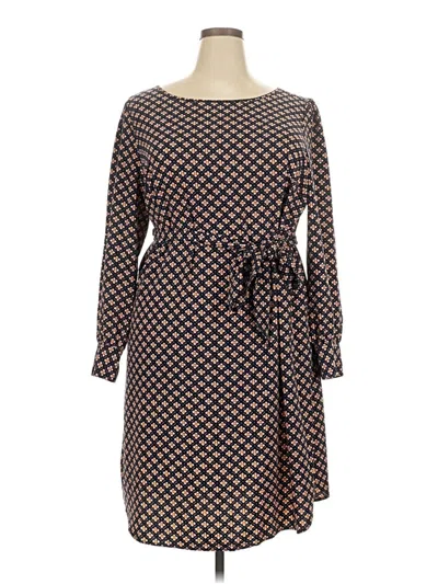 Pre-owned Ann Taylor Loft Casual Dress In Brown