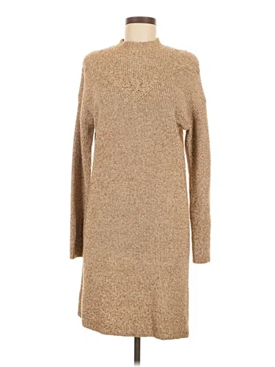 Pre-owned Ann Taylor Loft Casual Dress In Brown