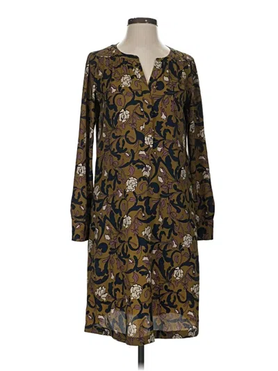 Pre-owned Ann Taylor Loft Casual Dress In Brown