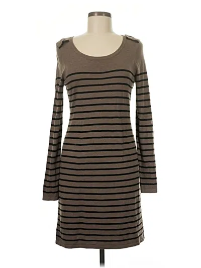 Pre-owned Ann Taylor Loft Casual Dress In Brown