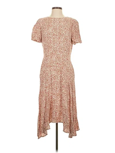 Pre-owned Ann Taylor Loft Casual Dress In Brown