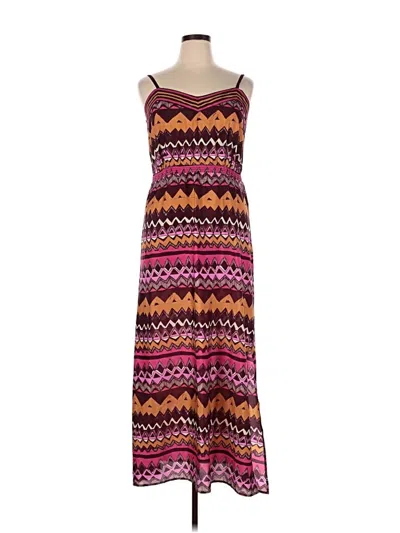 Pre-owned Ann Taylor Loft Casual Dress In Brown