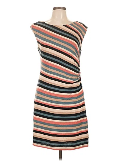 Pre-owned Ann Taylor Loft Casual Dress In Brown