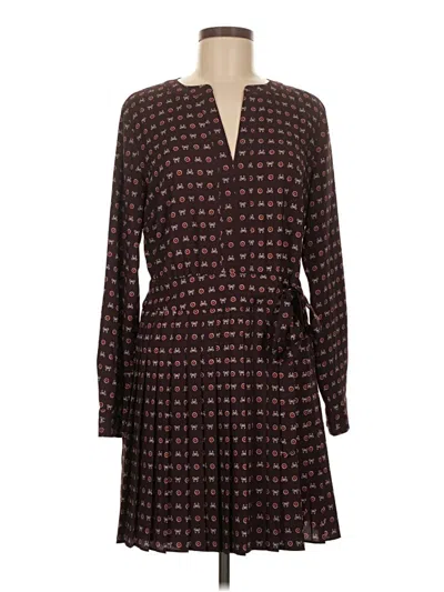 Pre-owned Ann Taylor Loft Casual Dress In Brown