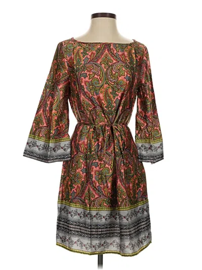Ann Taylor Loft Casual Dress In Brown