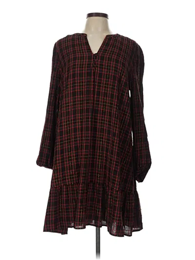 Pre-owned Ann Taylor Loft Casual Dress In Brown