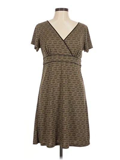 Pre-owned Ann Taylor Loft Casual Dress In Brown