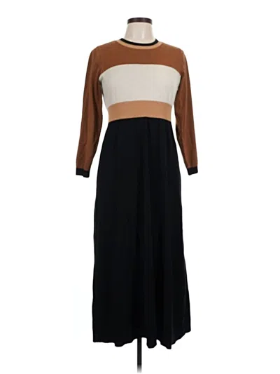 Pre-owned Ann Taylor Loft Casual Dress In Brown