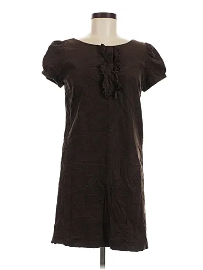 Pre-owned Ann Taylor Loft Casual Dress In Brown