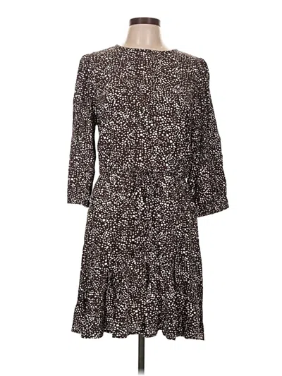 Ann Taylor Loft Casual Dress In Brown