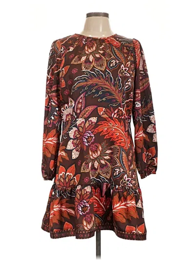 Ann Taylor Loft Casual Dress In Brown