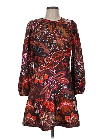 Ann Taylor Loft Casual Dress In Brown