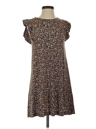 Pre-owned Ann Taylor Loft Casual Dress In Brown