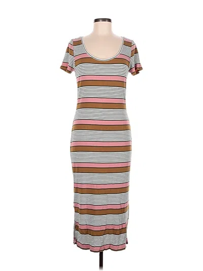 Pre-owned Ann Taylor Loft Casual Dress In Brown
