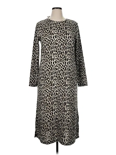 Ann Taylor Loft Casual Dress In Brown