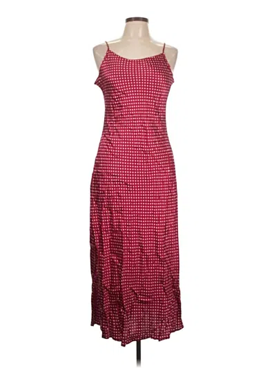 Ann Taylor Loft Casual Dress In Burgundy