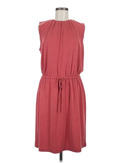 Pre-owned Ann Taylor Loft Casual Dress In Burgundy