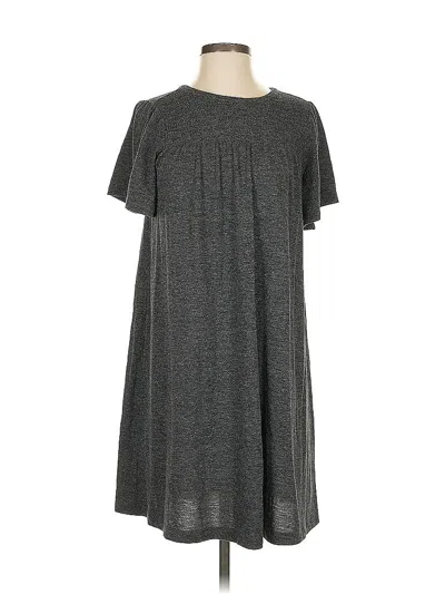 Pre-owned Ann Taylor Loft Casual Dress In Gray