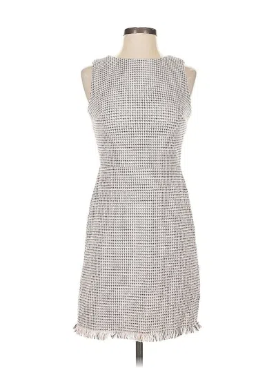 Pre-owned Ann Taylor Loft Casual Dress In Gray