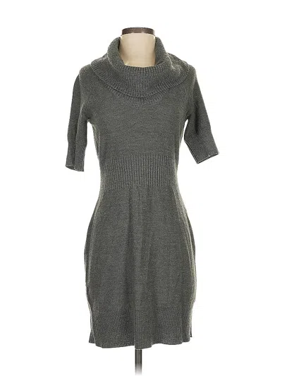 Pre-owned Ann Taylor Loft Casual Dress In Gray