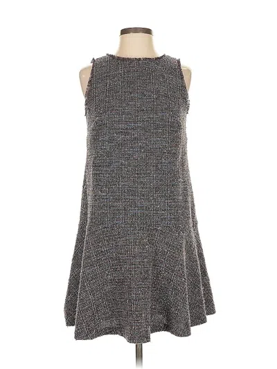 Pre-owned Ann Taylor Loft Casual Dress In Gray