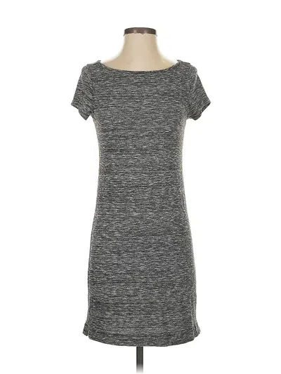 Pre-owned Ann Taylor Loft Casual Dress In Gray