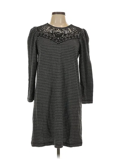 Pre-owned Ann Taylor Loft Casual Dress In Gray