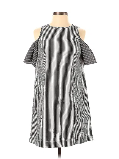 Pre-owned Ann Taylor Loft Casual Dress In Gray