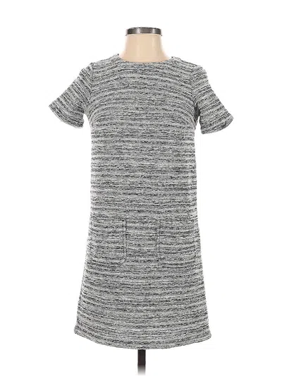 Pre-owned Ann Taylor Loft Casual Dress In Gray