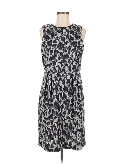 Pre-owned Ann Taylor Loft Casual Dress In Gray