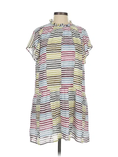 Pre-owned Ann Taylor Loft Casual Dress In Gray