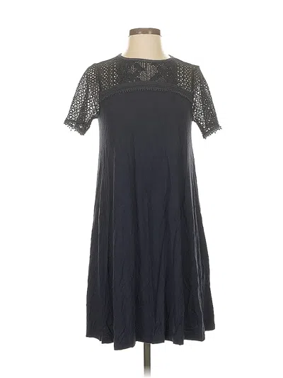 Pre-owned Ann Taylor Loft Casual Dress In Gray