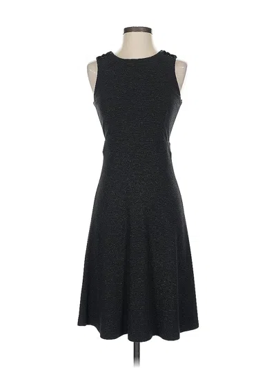 Pre-owned Ann Taylor Loft Casual Dress In Gray